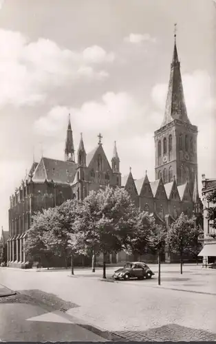 Dülken, Markt mit Pfarrkirche, ungelaufen