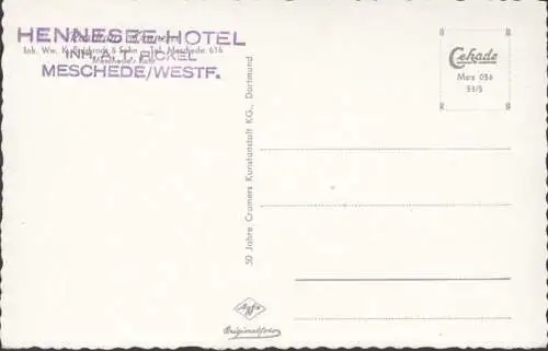 Meschede, Hennesee Hotel, Speisesaal, ungelaufen