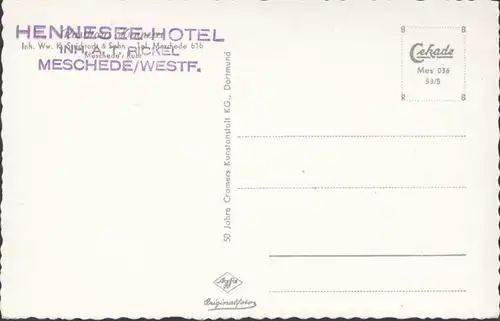 Meschede, Hennesee Hotel, salle à manger, non-roulé