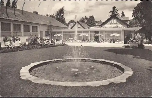Bad Harzburg, Leuchtfontäne, Kurverwaltung, Cafe Decker, gelaufen 1965