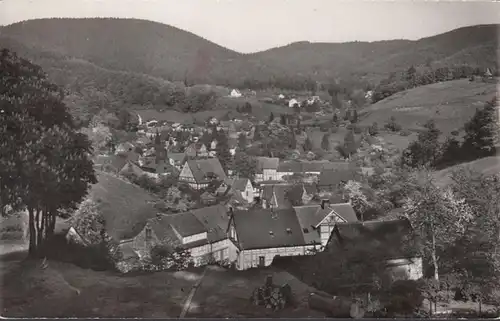 Bad Grund, Stadtansicht, gelaufen 1956