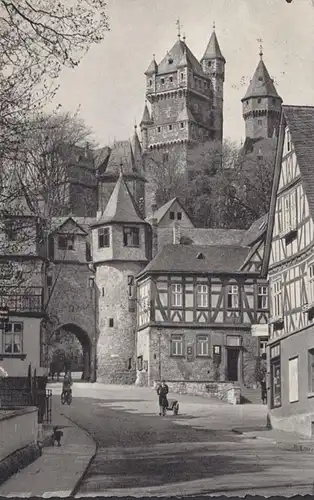 Braunfels Lahn, Schloß, gelaufen 1961