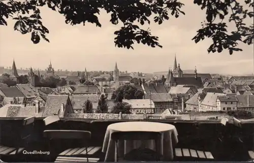 Quedlinburg, vue de la ville, couru en 1961