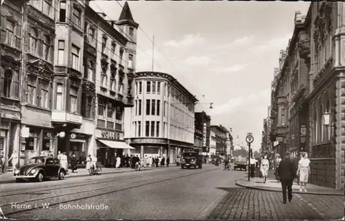 Herne, Bahnhofstraße, gelaufen 1960