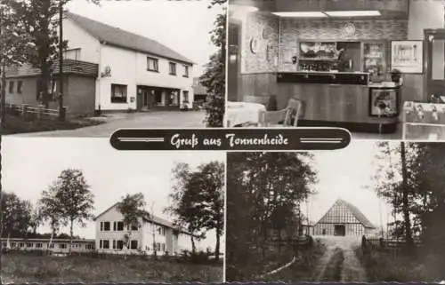 Gruß aus Tonnenheide, Kolonialwaren, Gasthaus Buschmann, gelaufen