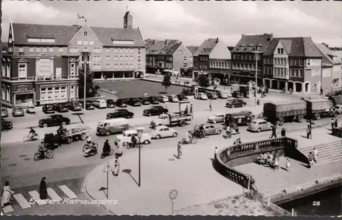 Emden, Rathausplatz, ungelaufen