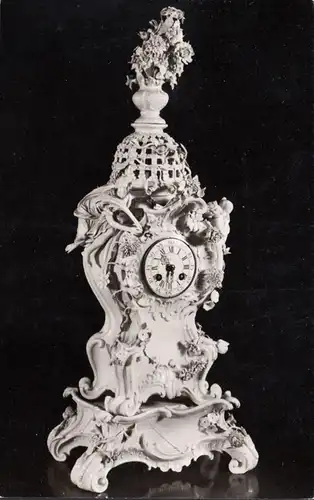Fürstenberg, Manufacture de porcelaine, Montre de splendeur vers 1765, incurvée