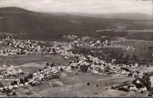 Braunlage, Fliegeraufnahme, gelaufen 1955