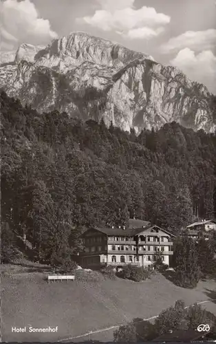 Berchtesgaden, Hotel Sonnenhof, gelaufen 1957