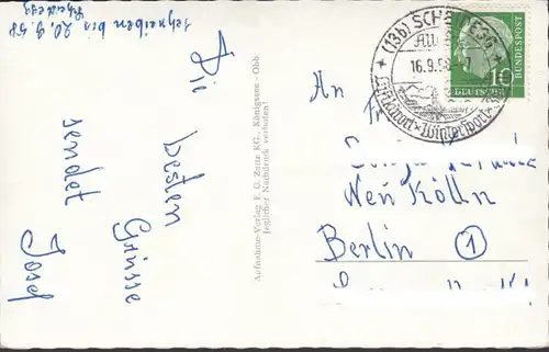 Berchtesgaden, qui Dieu aime, multi-image, couru en 1958