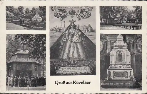 AK Gruß aus Kevelaer, Mehrbild, gelaufen 1961