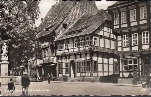 Einbeck, Brodhaus et pharmacie du Conseil, inachevé