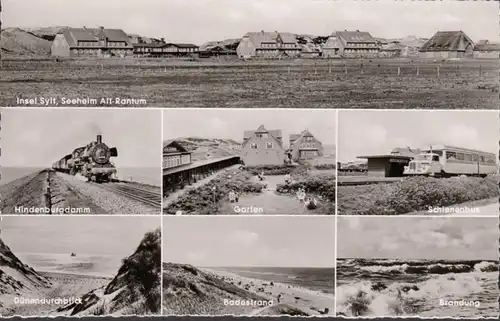 Insel Sylt, Seeheim, Damm, Garten, Schienenbus, Strand, ungelaufen