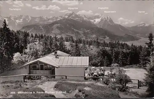 AK Garmisch Partenkirchen, Cafe Gamshütte, ungelaufen