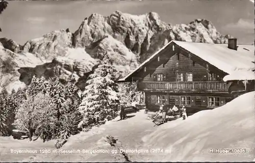 Garmisch Partenkirchen, Bayernhaus, Station de montagne de télésiège, inachevée