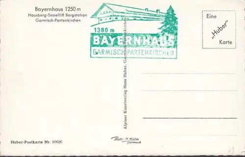 Garmisch Partenkirchen, Bayernhaus, Station de montagne de télésiège, inachevée