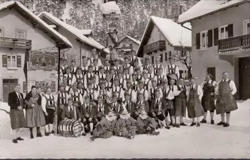 Garmisch Partenkirchen, Schaffler danse 1834-1963, groupe de danses, incurvée