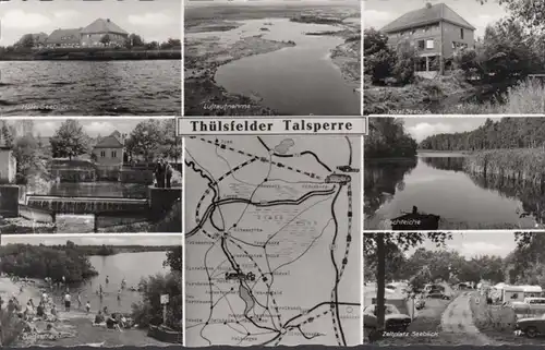 Cloppenburg, Thülsfelder Talsperre, Mehrbild, Hotel Seeblick, ungelaufen- datiert 1964