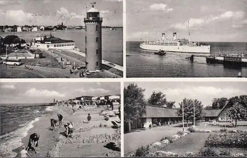 Das schöne Cuxhaven Döse, Mehrbild, gelaufen 1962