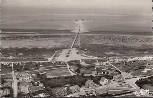 Bain de la Mer du Nord Saint-Pierre-Ording, photo aérienne, couru 1962