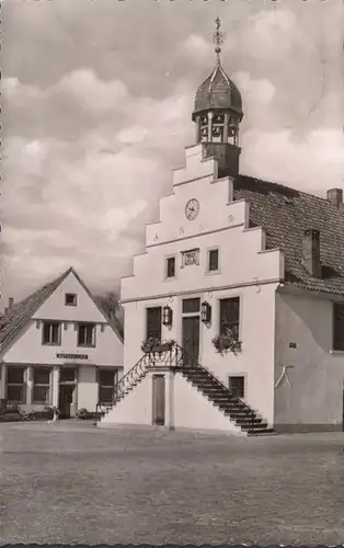 Lingen, Rathaus, gelaufen 1958