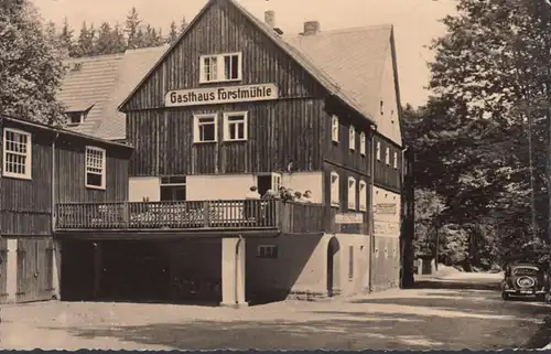 Bad Schandau, Gasthaus Forstmühle, Krippengrund, gelaufen 1963