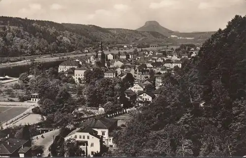 Bad Schandau gegen Lilienstein, gelaufen 1964