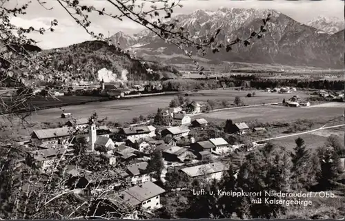 Niederaudorf, Kneippkurort, avec les montagnes de l'empereur, couru en 1958