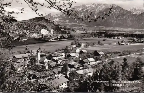 Niederaudorf, Kneippkurort, mit Kaisergebirge, gelaufen 1958