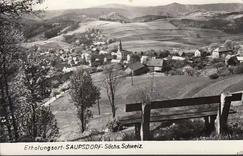 Erholungsort Saupsdorf, Stadtansicht, ungelaufen