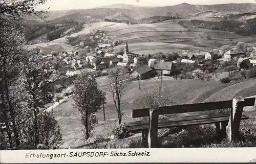 Lieu de loisirs Saupsdorf, vue sur la ville, incurvée