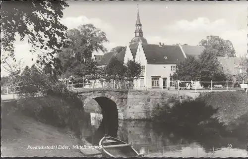 Friedrichstadt- Eider, Mittelburgwall, ungelaufen