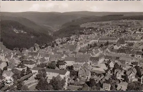 Ville de joie avec Murgtal, photo de l'avion, incurvée