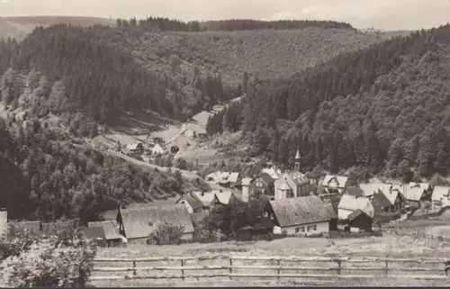 Goldisthal, vue de la ville, couru en 1967