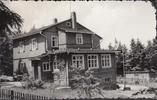 Oberhof, Forsthaus Sattelbach, gelaufen 1969