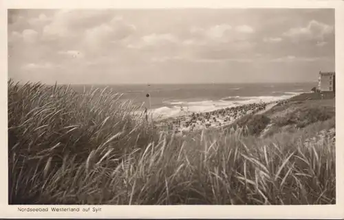 Sylt, Westerland, Nordseebad, Strandkörbe, Strand, ungelaufen