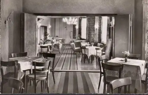 Lippoldsberg, Maison d'hôtes et de retraite Zum Anker, salle à manger, incurvée