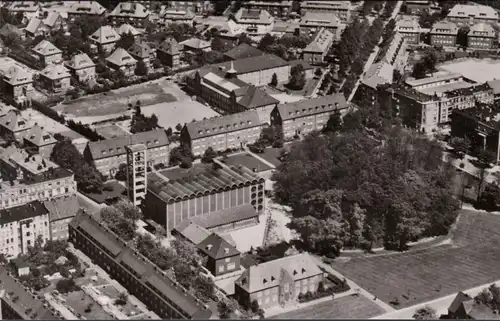 Wilhelmshaven, église paroissiale Sainte Marie, photo aérienne, incurvée