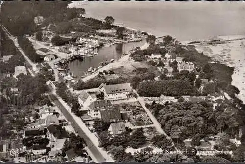 Ostseebad Niendorf, Fliegeraufnahme, gelaufen 1965