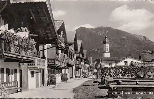 Garmisch, Sonnenstraße, gelaufen 1962