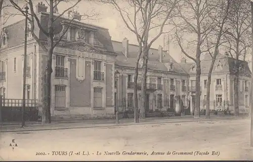 Tours, La Nouvelle Gendarmerie, Avenue de Grammont, non circulaire