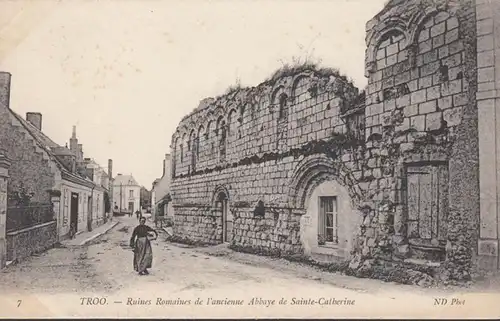 Trôo, Ruines Romaines de l'ancienne, Abbaye de Sainte Catherine, non circulé