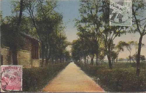 Székesfehérvár, hosszú sétány, gelaufen 1930