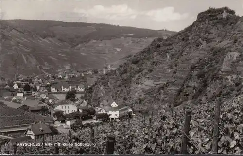 Mayschoss mit Ruine Saffenburg, gelaufen