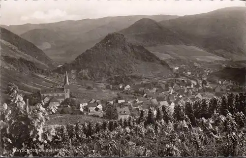 Mayschoss an der Ahr, Stadtansicht, gelaufen 1964