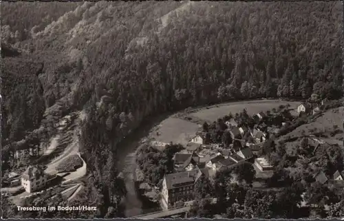 Treseburg, Fliegeraufnahme, gelaufen