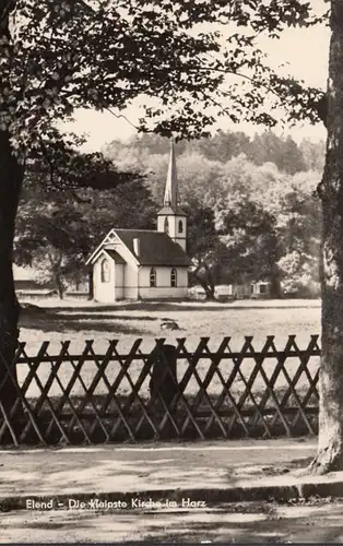 Elend, Die kleinste Kirche im Harz, gelaufen 1970