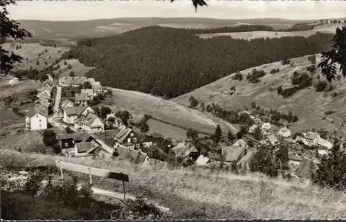 St. Andreasberg, terrain de sport d'hiver, vue du Glockenberg, incurvée