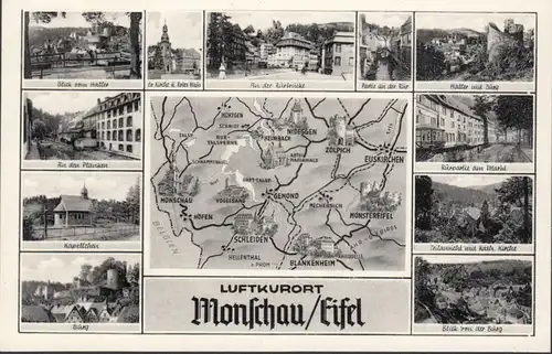 Monschau, Haller, Eglise, Chapelle, Château, Désolé