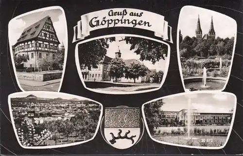 Gruß aus Göppingen, Mehrbild, gelaufen 1964
